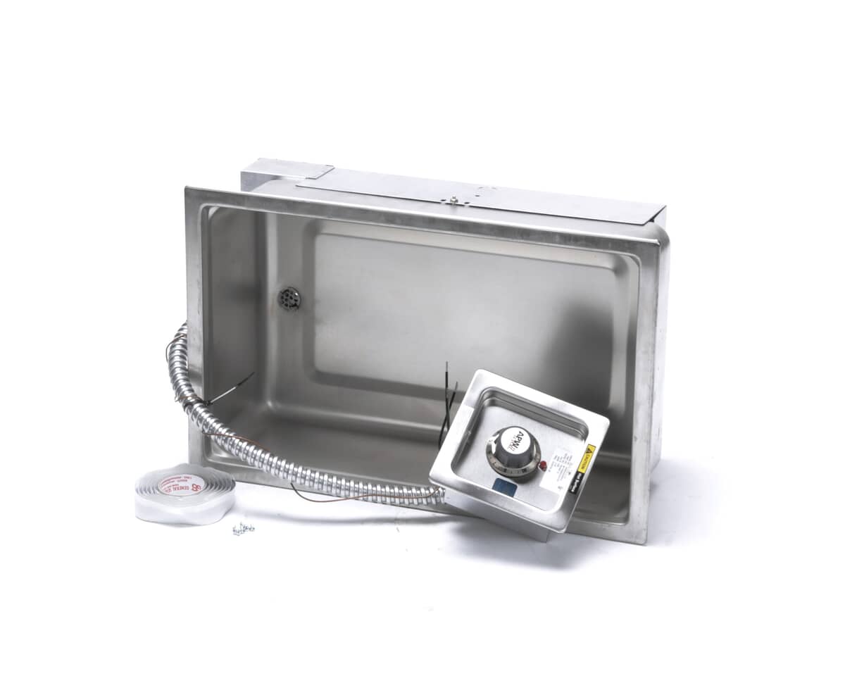 APW WYOTT PARTS APW Wyott 3P-TM90DULS-120 Element Pan Assembly W/Drain - SKU APW3P-TM90DULS-120