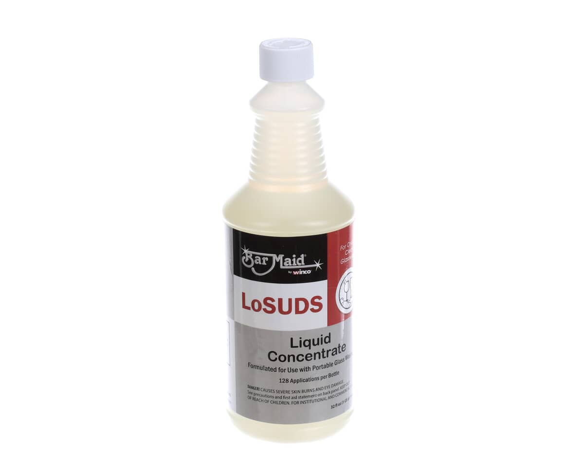 BAR MAID PARTS Bar Maid DET-1200 Losuds Detergent 32oz Bottle - SKU BARDET-1200