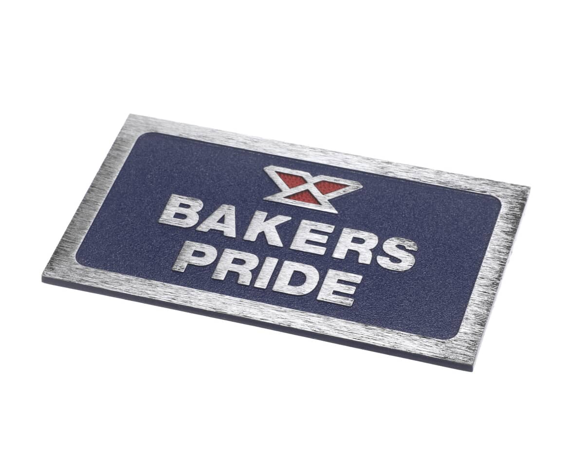 BAKERS PRIDE PARTS Bakers Pride 2M-8808902 Nameplate-Bakers Pride De Ck Ovens - SKU BKP2M-8808902