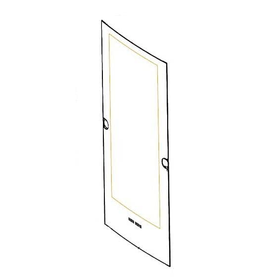 BLODGETT PARTS Blodgett 62855 202 Curved Glass W/ 4 Studs - SKU BL62855