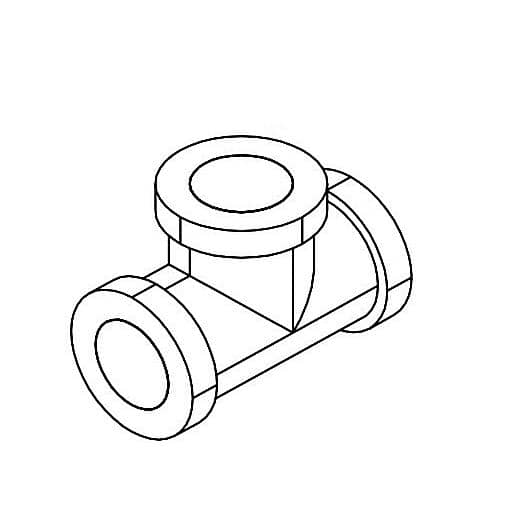 BLODGETT PARTS Blodgett R3378 Tee 1/2 X 1/2 X 1/2 - SKU BLR3378