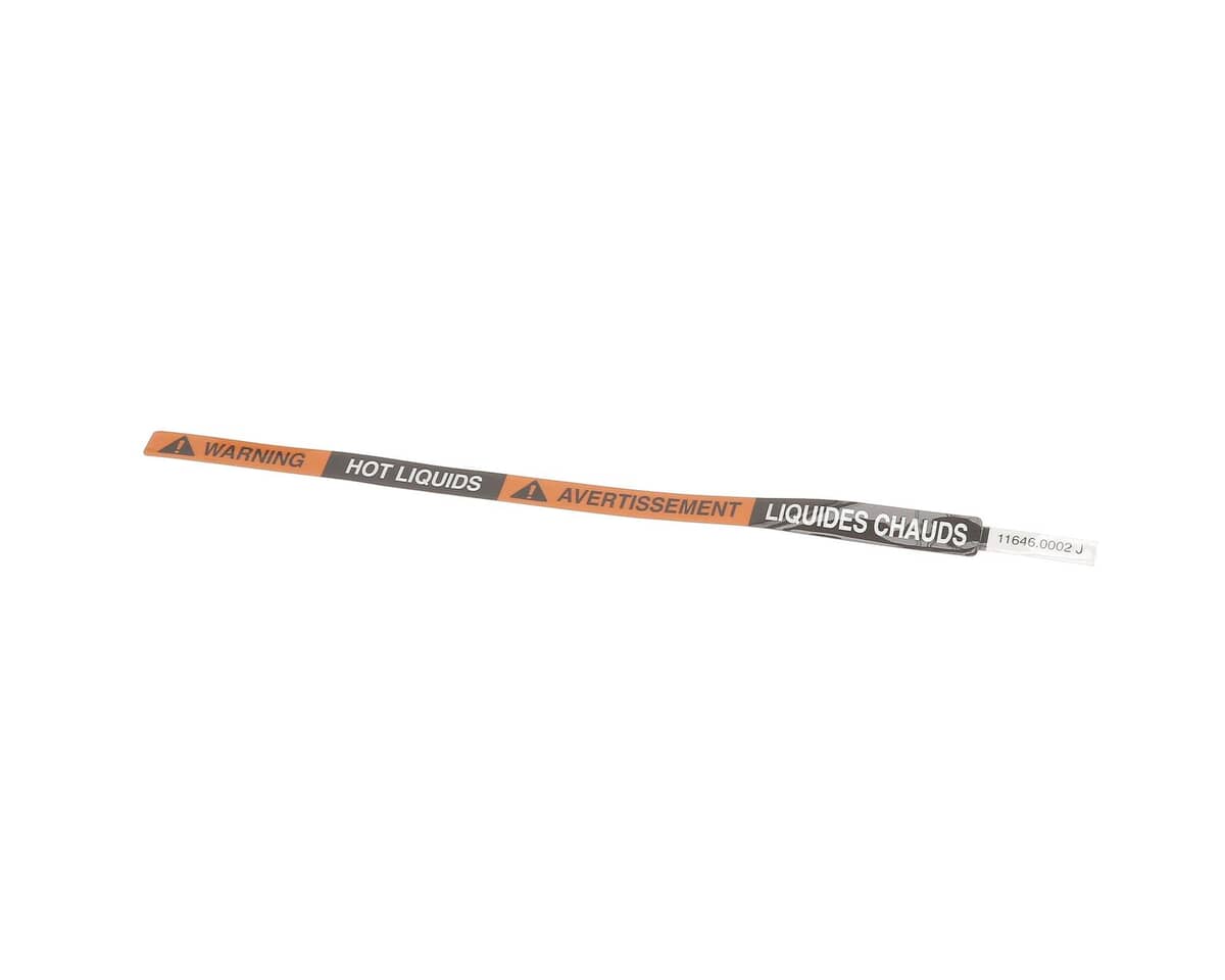 BUNN PARTS Bunn 11646.0002 Decal Warning Hot Liquids - SKU BU11646.0002