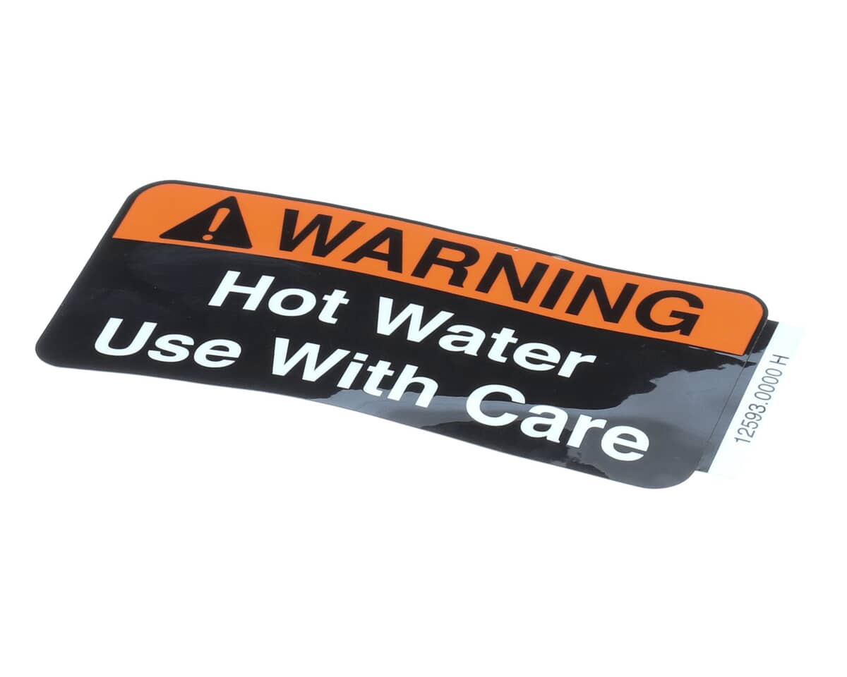 BUNN PARTS Bunn 12593.0000 Decal Warning Hot Water - SKU BU12593.0000