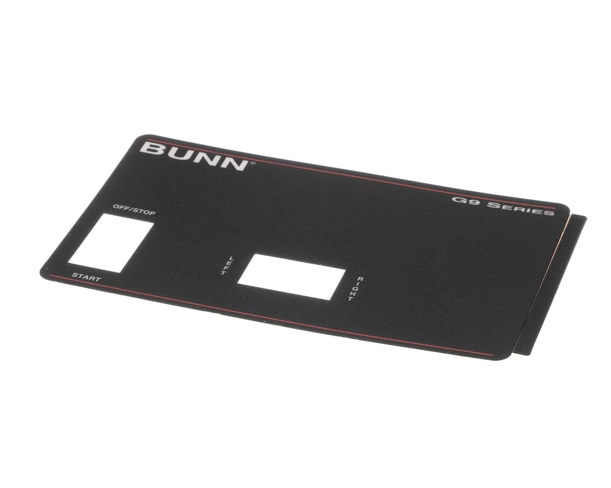BUNN PARTS Bunn 24239.0000 Decal Control PANEL(G9-2 Hd Std - SKU BU24239.0000