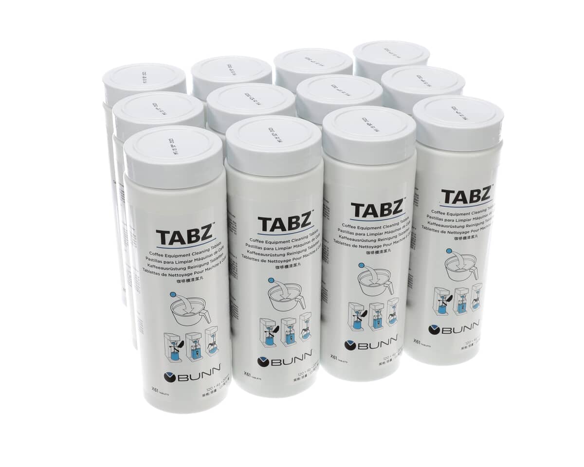BUNN PARTS Bunn 39637.0004 Cleaner Brewer Tabz 12/CASE - SKU BU39637.0004