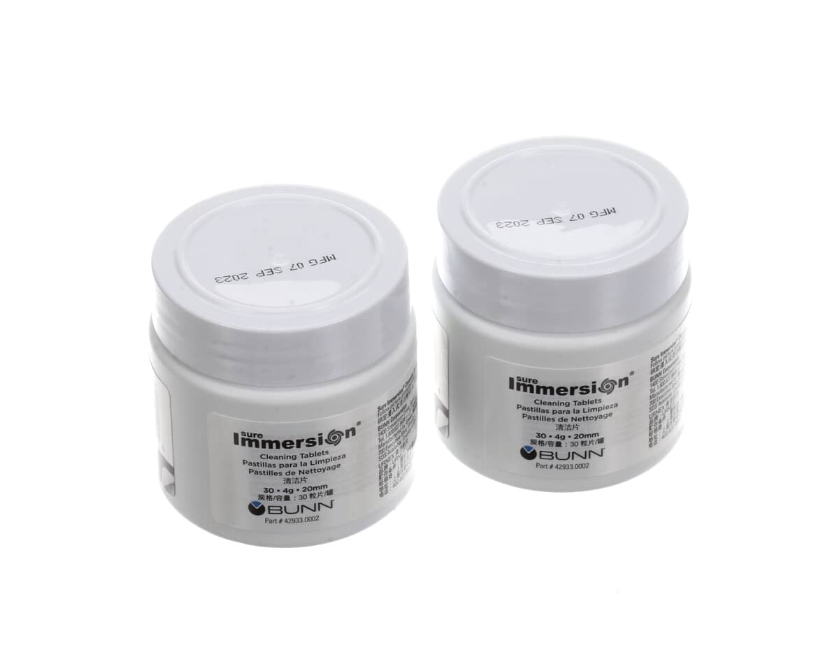 BUNN PARTS Bunn 42933.0102 Tablet Cleaning (2 Jars) Sure Immrsn - SKU BU42933.0102