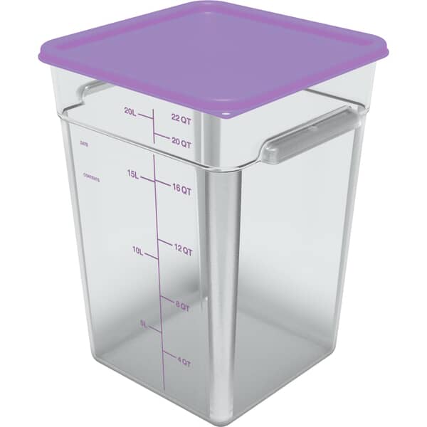 CARLISLE PARTS Carlisle 1197289 Lid Sq Container 12/18/22QT Purple - SKU CARL1197289