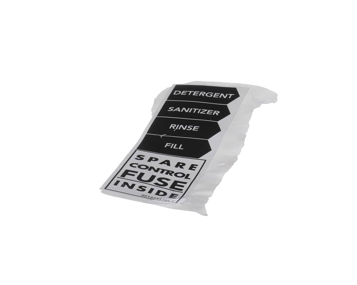 CHAMPION - MOYER DIEBEL PARTS Champion - Moyer Diebel 0512243 Label Chemical Adjust - SKU CHA0512243