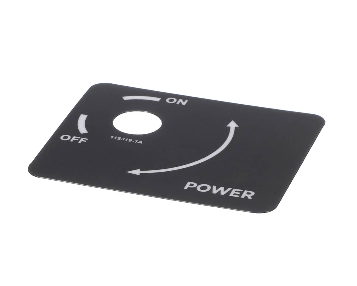 CLEVELAND PARTS Cleveland 112319-1 Label; Pwr;hl Steamchef; 3.1/6 - SKU CLE112319-1