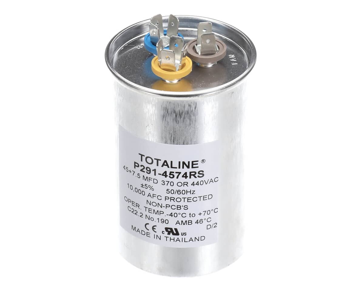 CARRIER HVAC PARTS Carrier HVAC P291-4574RS 45/7.5MFD 440V Rnd Run Capac - SKU CRRP291-4574RS