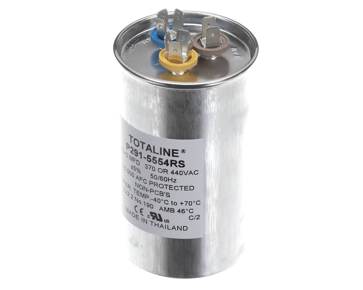 CARRIER HVAC PARTS Carrier HVAC P291-5554RS Capacitor 55/5 Mfd 440V - SKU CRRP291-5554RS
