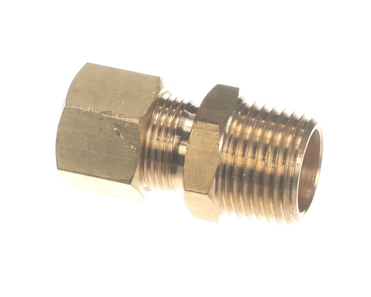 CROWN STEAM PARTS Crown Steam 9768-14 Brass Comp. Conn; 1/2IN T X 1/2IN MPT - SKU CRWN9768-14
