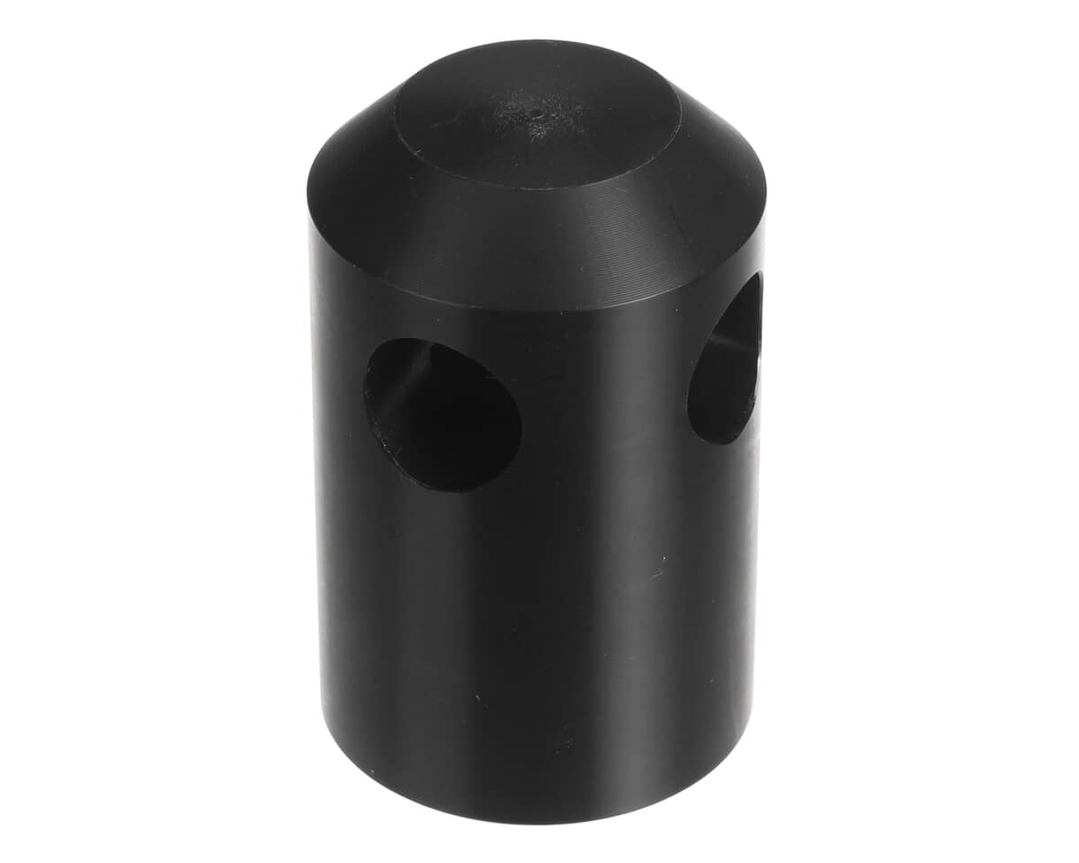 DINEX PARTS Dinex DXP13700384 Tq Black Top Rail Holder - 2 Holes - SKU DINDXP13700384