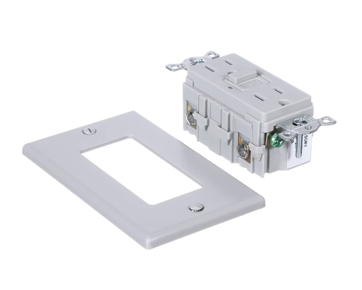 DUKE PARTS Duke 212372 Recpt 5-15GFCI Dup Gray 15A 1 - SKU DUK212372