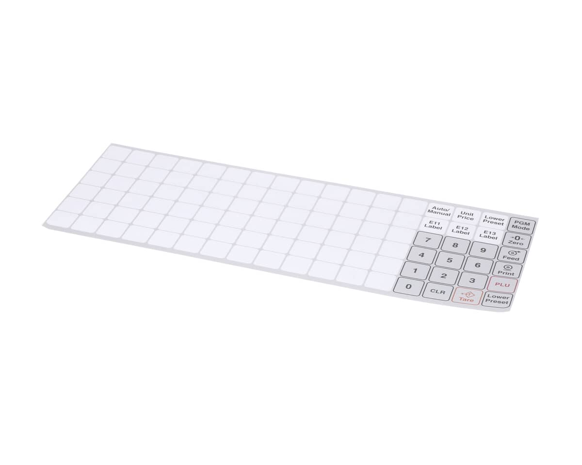 GLOBE PARTS Globe E00826 Overlay W/ Blank Keys - SKU GLOE00826