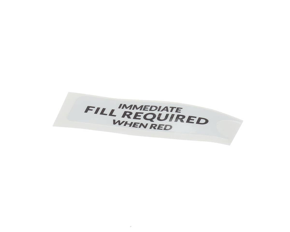 GRINDMASTER CECILWARE PARTS Grindmaster Cecilware 0SPQ04 CR2511 And CR2502 Fill Required Sticker - SKU GM0SPQ04