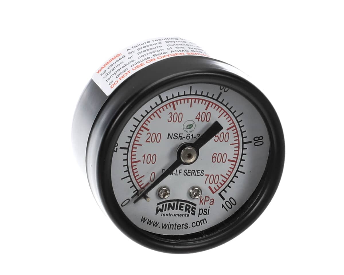 GRINDMASTER CECILWARE PARTS Grindmaster Cecilware 310-00038 Pressure Gauge 60 PSI - SKU GM310-00038