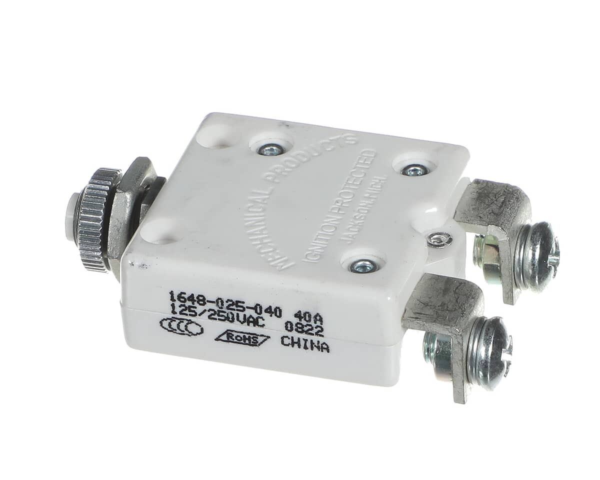 GRINDMASTER CECILWARE PARTS Grindmaster Cecilware 346-00057 Breaker 40A Panel Mount - SKU GM346-00057