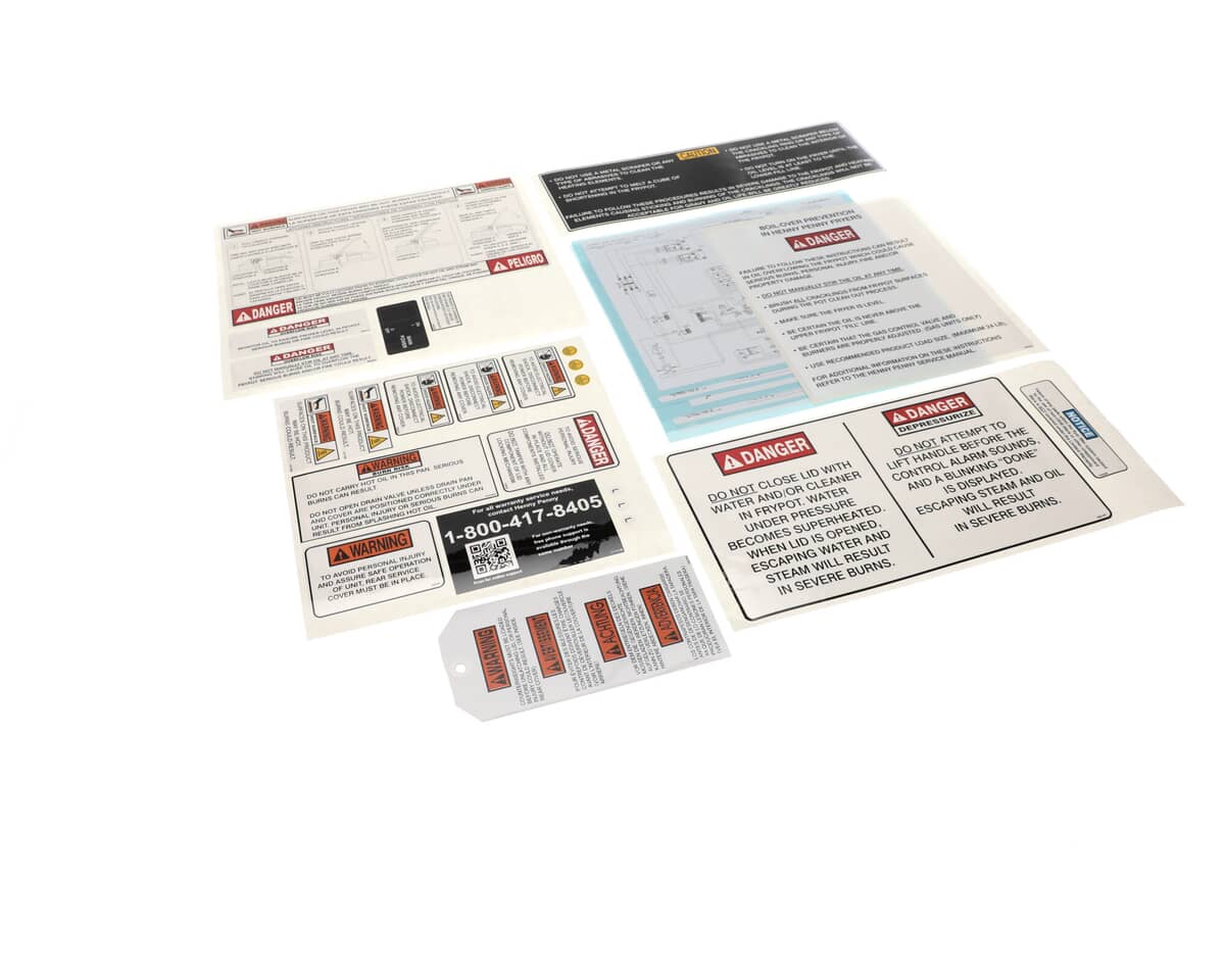 HENNY PENNY PARTS Henny Penny 140626 Kit-Label Replace-Gm Us - SKU HEN140626