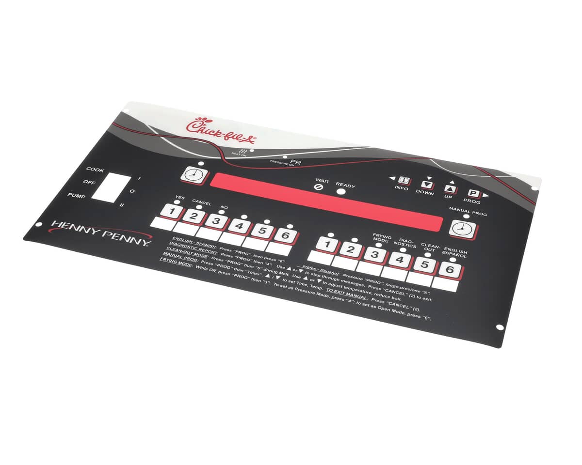 HENNY PENNY PARTS Henny Penny 168300 Hybrid Control Decal - SKU HEN168300