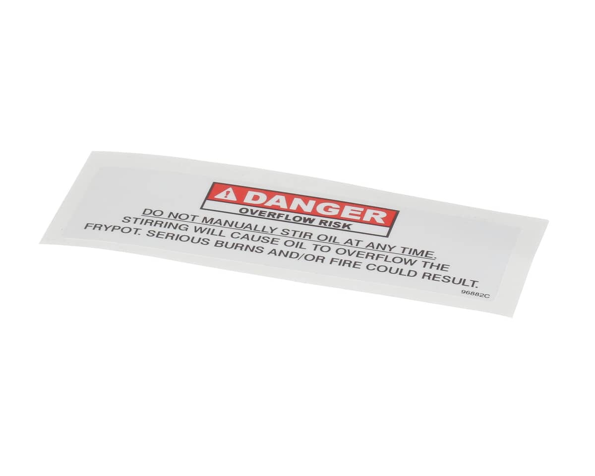 HENNY PENNY PARTS Henny Penny 96882 Siring Danger Label - SKU HEN96882