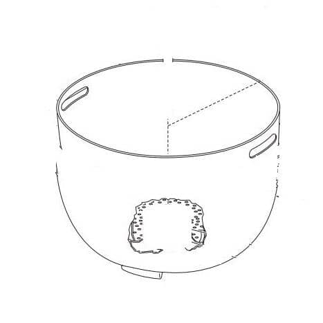 HOBART PARTS Hobart 00-122245 Bowl Assembly 45 Qt - SKU HOB00-122245