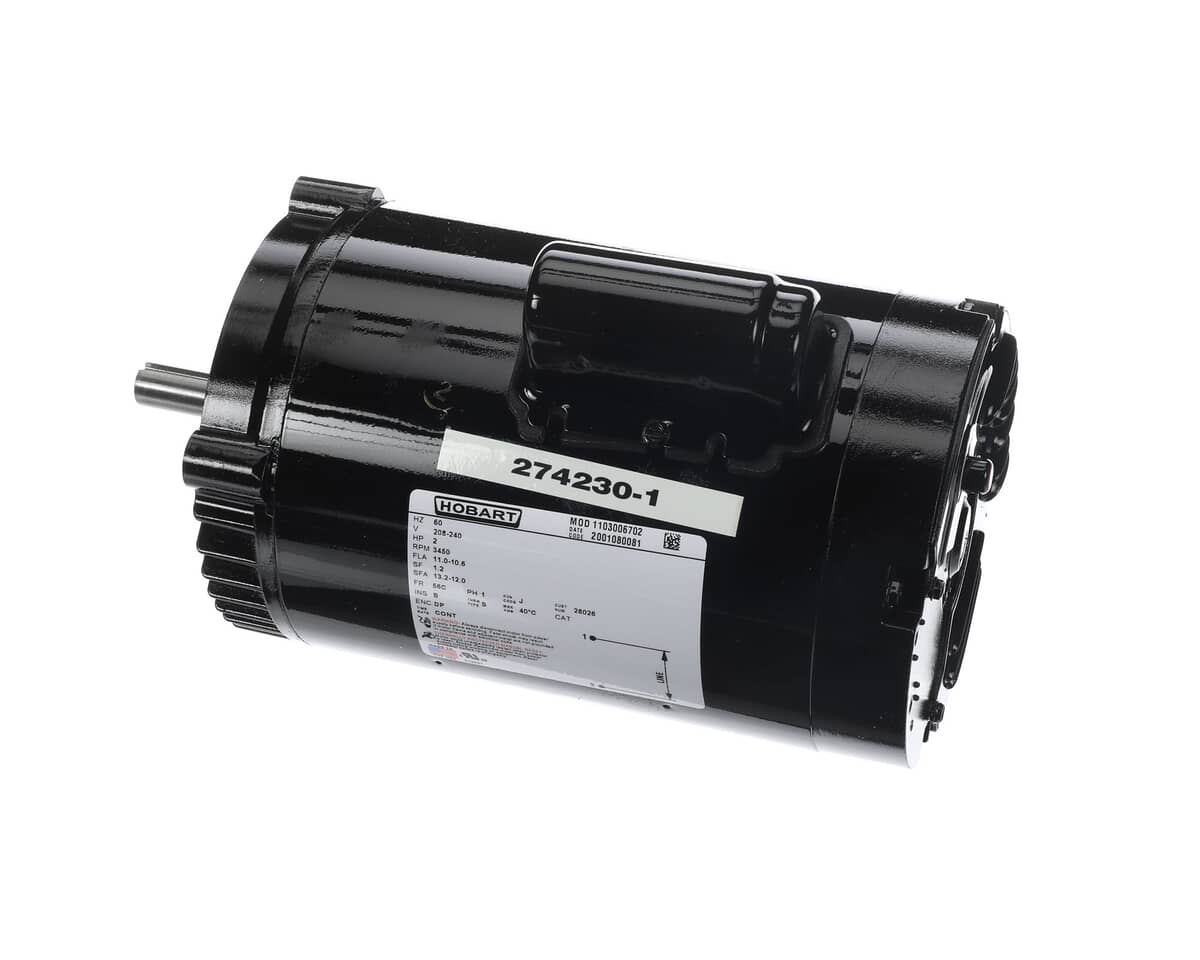 HOBART PARTS Hobart 00-274230-00001 Motor 2HP 208-240V 60HZ - SKU HOB00-274230-00001