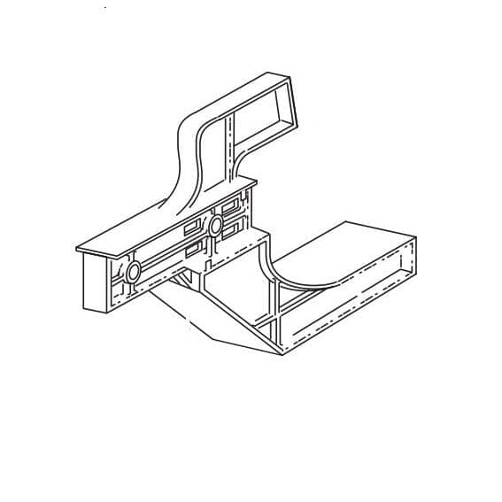 HOBART PARTS Hobart 00-360835-00091 Lever Door Arm - SKU HOB00-360835-00091