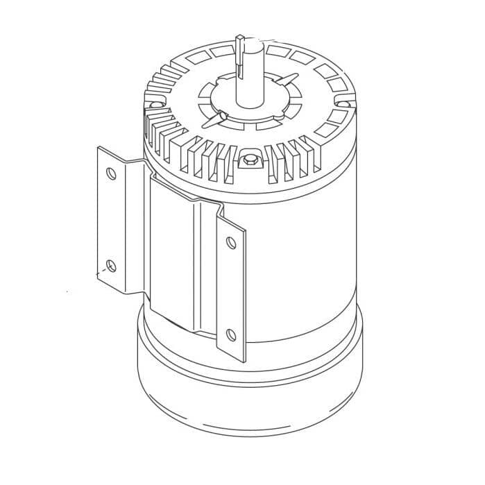 HOBART PARTS Hobart 00-478380-00004 Motor Assembly V1401 - SKU HOB00-478380-00004