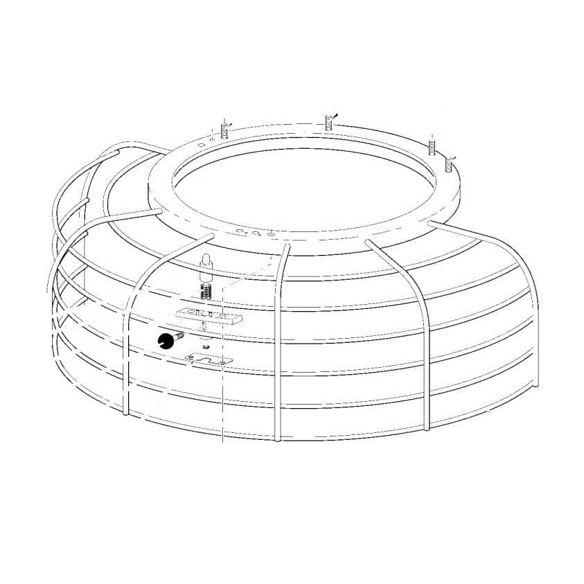HOBART PARTS Hobart 00-874992-00001 Wire Cage Assembly L800 - SKU HOB00-874992-00001