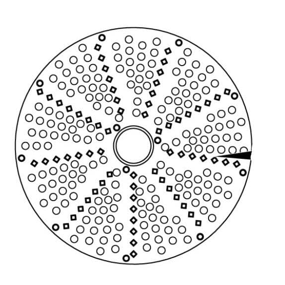 HOBART PARTS Hobart 00-915556 Fine Grater Plate - SKU HOB00-915556