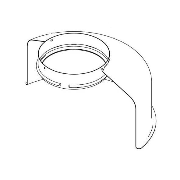 HOBART PARTS Hobart 00-916152 Guard Splash Drip Cup Weldment - SKU HOB00-916152