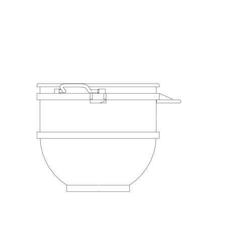 HOBART PARTS Hobart 00-917346 I HL1400DD 80-40 Bowl Adapter - SKU HOB00-917346