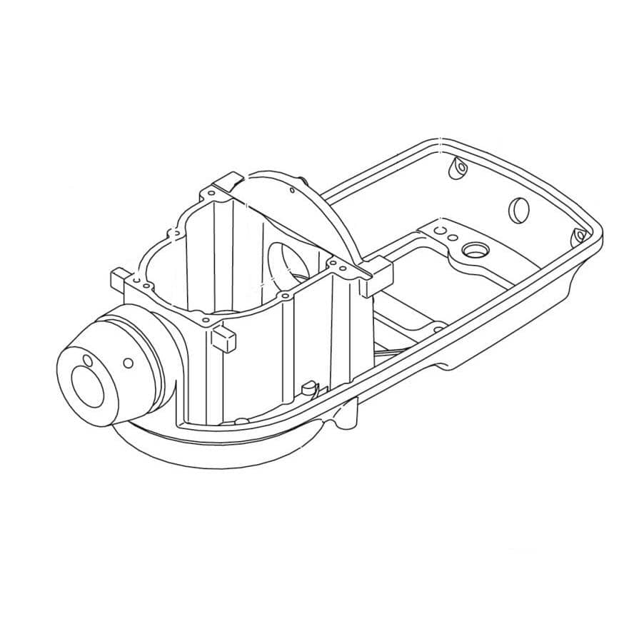 HOBART PARTS Hobart 00-937437-00002 Transmission Lower (Mach) (Gre - SKU HOB00-937437-00002