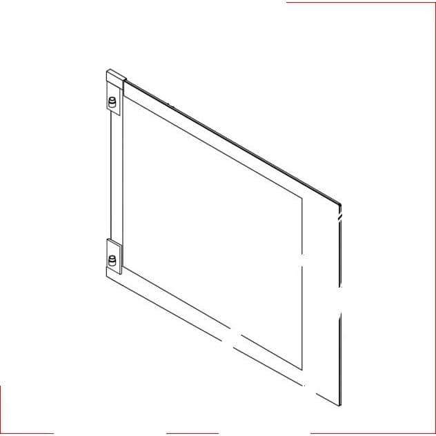 HOBART PARTS Hobart 01-236134 Kit Glass Inner Door LH CE10 - SKU HOB01-236134