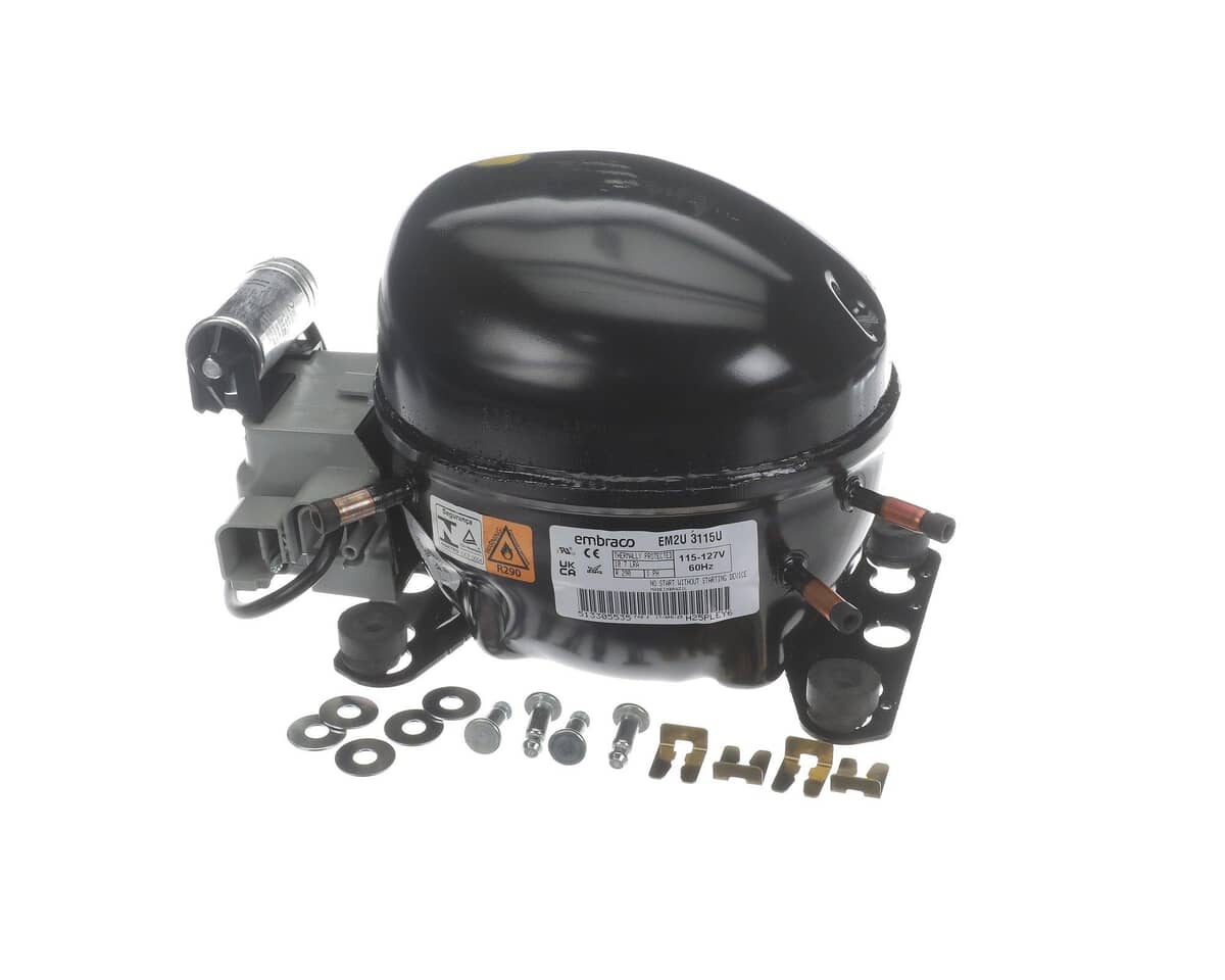 HOSHIZAKI PARTS Hoshizaki EM2U3115U EM2U3115U 1/5HP 115V/60HZ R-290 Compress - SKU HOSEM2U3115U