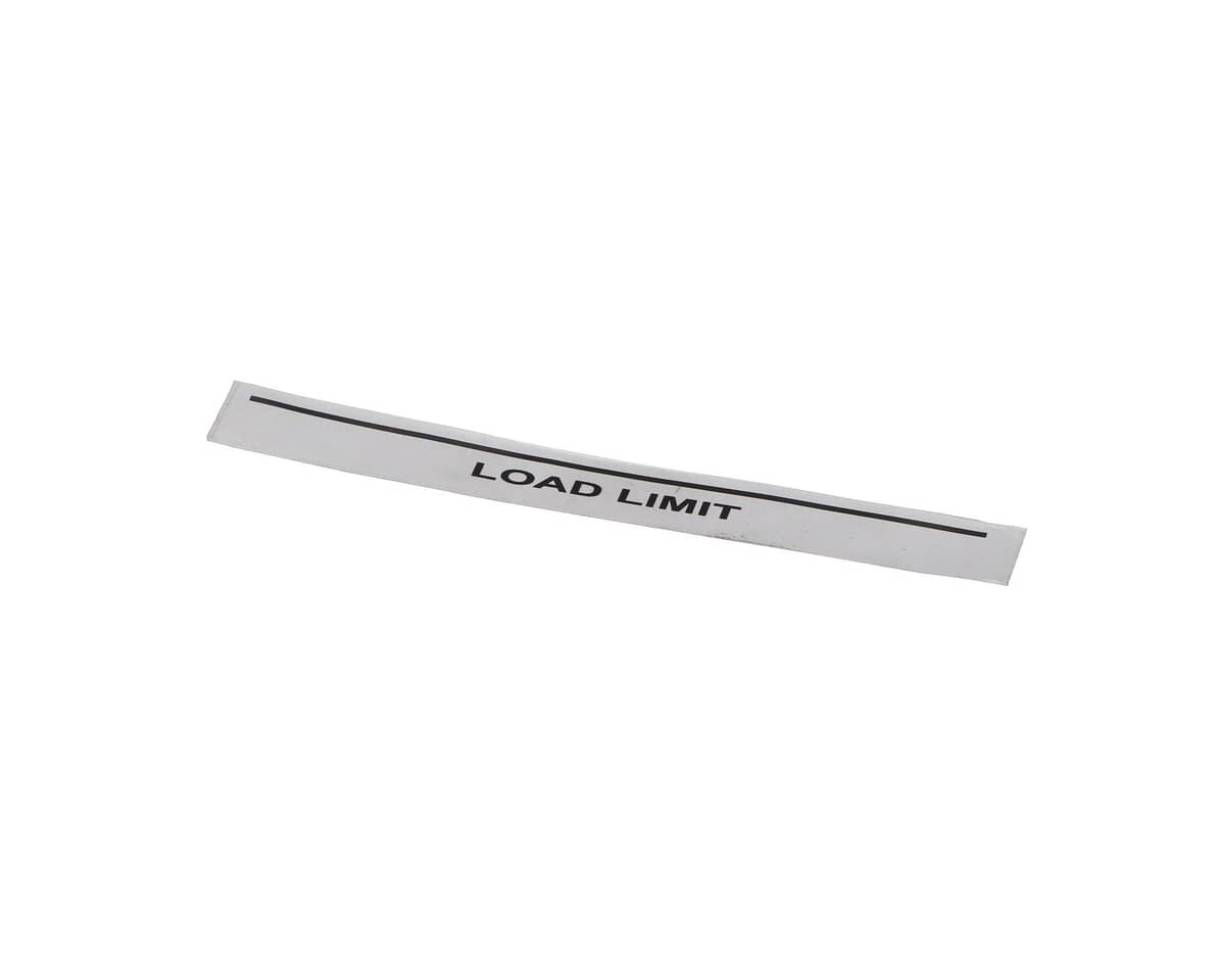HUSSMANN PARTS Hussmann 0039340 Sticker-Load Limit - SKU HUS0039340