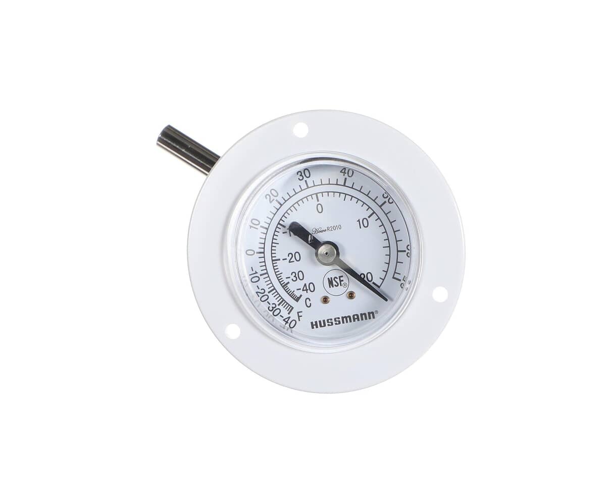 HUSSMANN PARTS Hussmann 0443309 THERMOMETER-2 Dial White - SKU HUS0443309