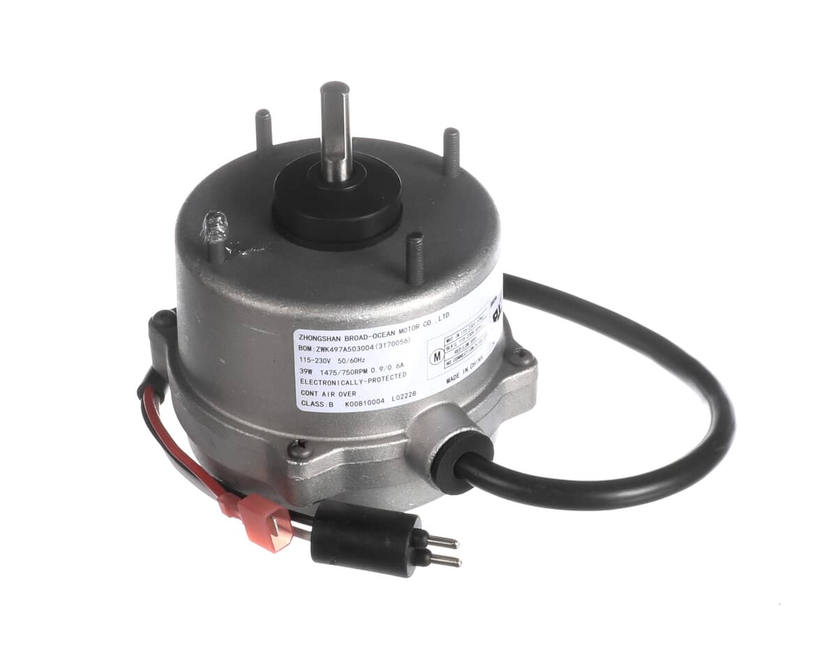 HUSSMANN PARTS Hussmann 3170056 MOTOR-1/15HP 115/60/1/1475-1100 EC - SKU HUS3170056