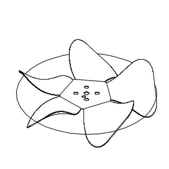 CORNELIUS PARTS Cornelius 1002304 Fan 6.75IN 5BLD CW Alum 1.03BC - SKU ICO1002304