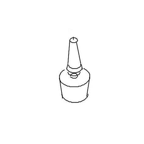 CORNELIUS PARTS Cornelius 1006027 Foot Rubr 1IN D 5/8IN Hi 1/2D Hole - SKU ICO1006027
