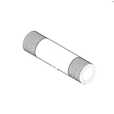 JACKSON PARTS Jackson 4730-011-61-57 Nipple 2.5 Lg. X 3/8 Mnpt Brass - SKU JAC4730-011-61-57