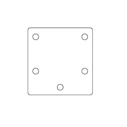 JACKSON PARTS Jackson 5700-003-75-68 F-Cover Drive Rod Hole - SKU JAC5700-003-75-68