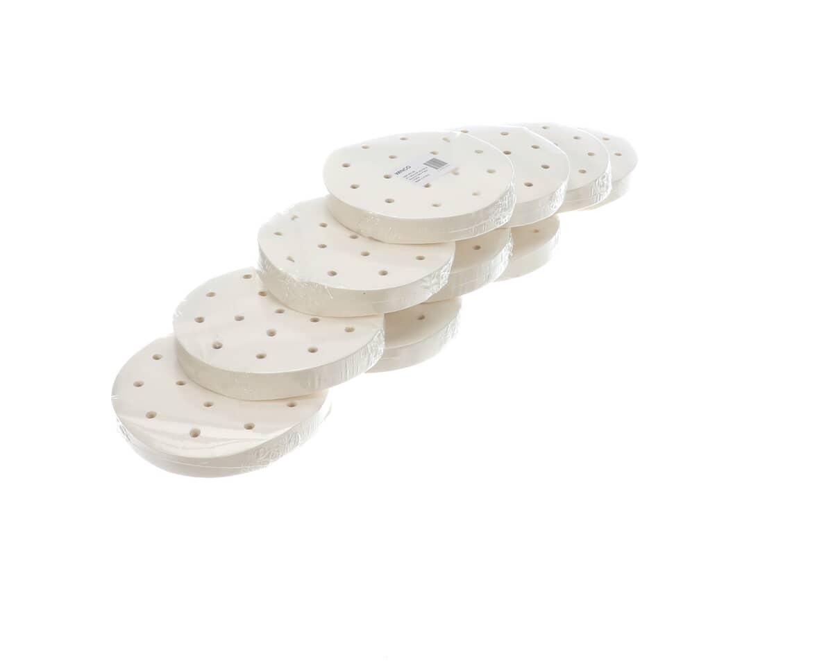 KATTEX PARTS Kattex HBP-PR130 5IN (130MM) Perforated Round Patty Paper - SKU KATTHBP-PR130