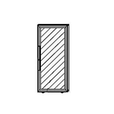 KELVINATOR PARTS Kelvinator 0USDWT Middle Glass Door - SKU KEL0USDWT
