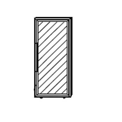 KELVINATOR PARTS Kelvinator 0USDWU Left Glass Door - SKU KEL0USDWU