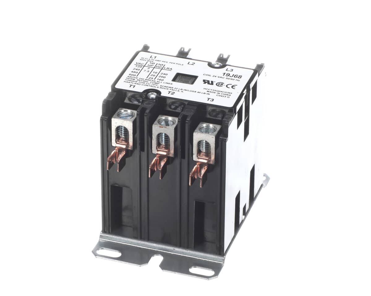 LENNOX PARTS Lennox 19J68 1/C Contactor Triple Pole 40A 24V Coil - SKU LEN19J68