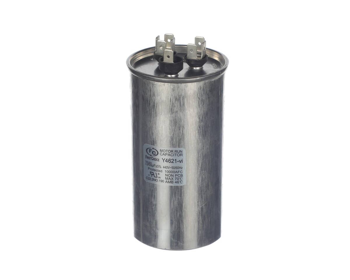 LENNOX PARTS Lennox Y4621 1/C Dual Run Cap 607.5 Mfd @ 440VAC Rnd - SKU LENY4621