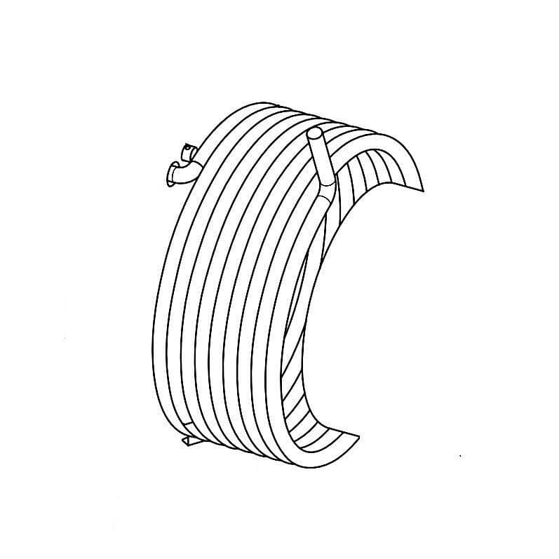 LANG PARTS Lang 2P-51001-43 Torsion Spring Ccse Left - SKU LG2P-51001-43