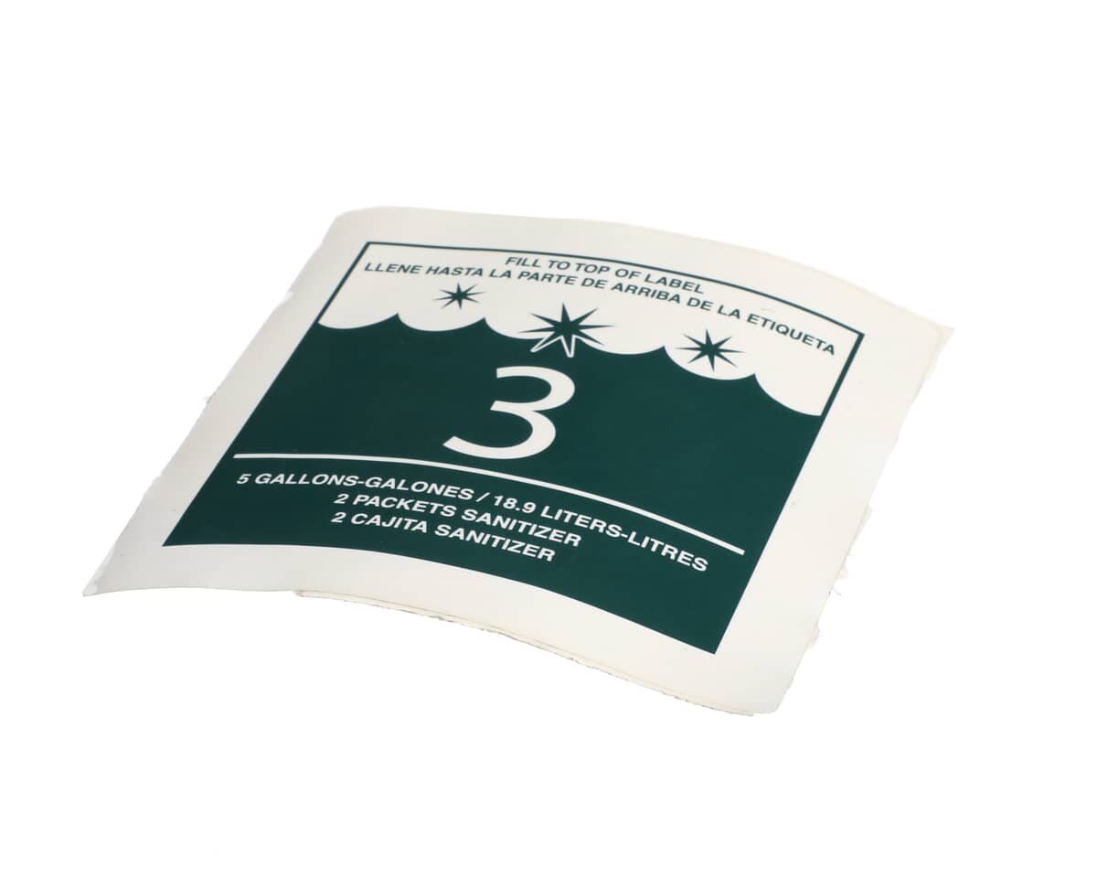 MULTIPLEX PARTS Multiplex 9294279 Label In Sanitizein - SKU MANB9294279